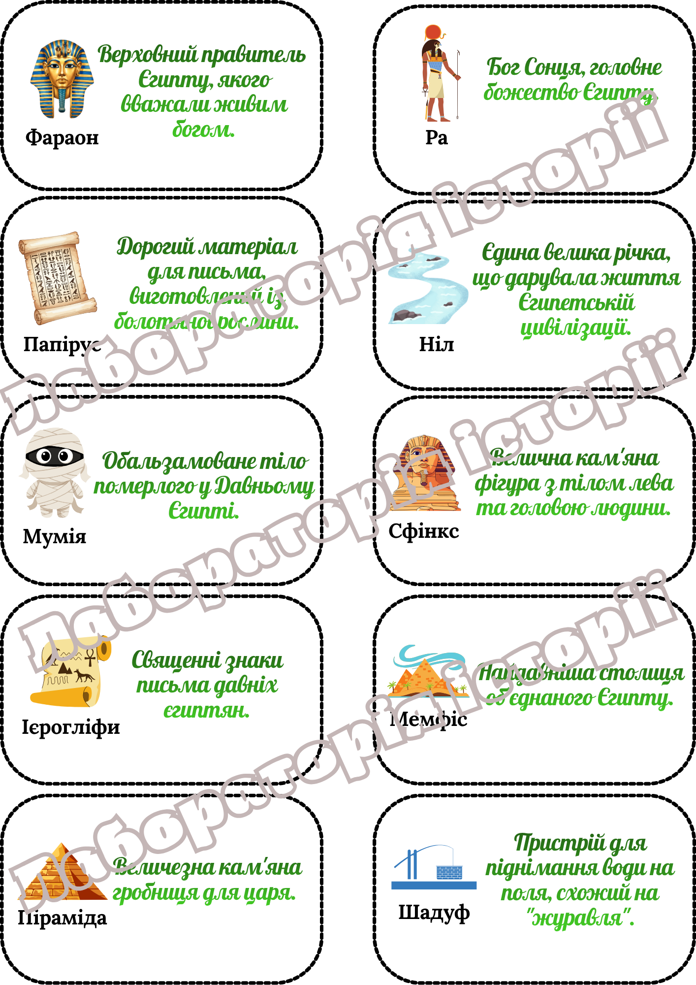 Матеріали для друку Всесвітня історія 6 клас - зображення Skoln
