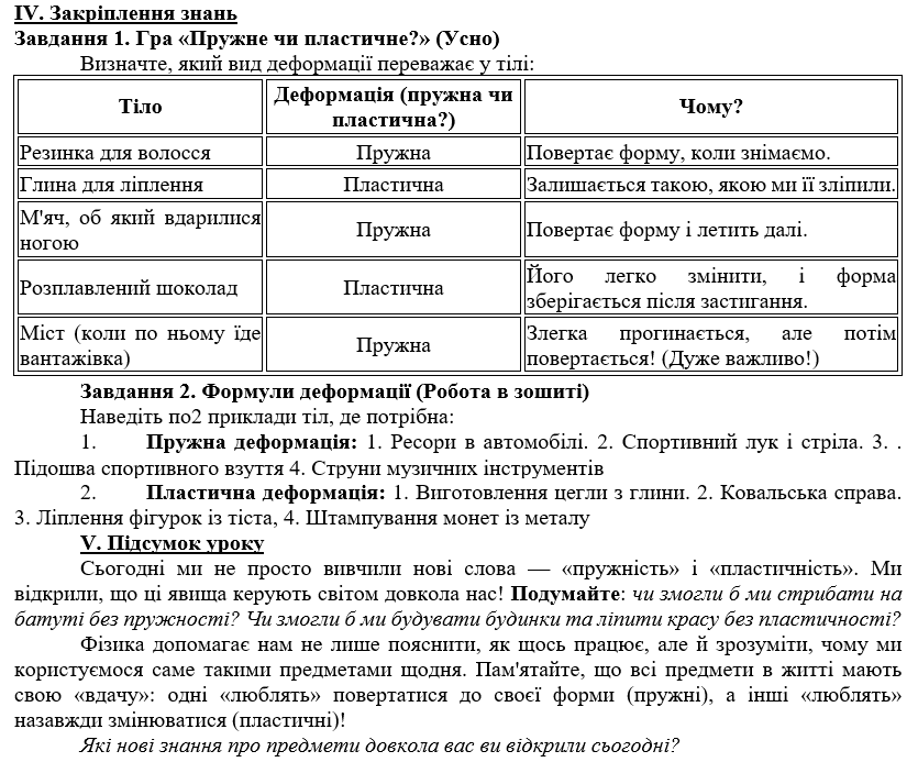 Конспект уроку Фізика 5 клас - зображення Skoln