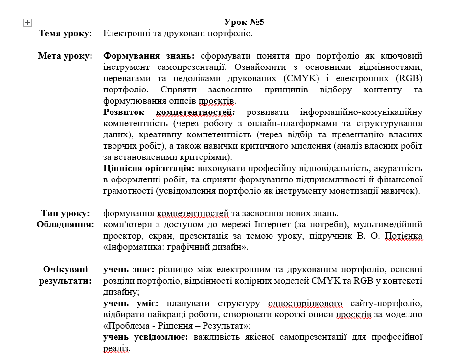 Конспект уроку Інформатика Старші класи - зображення Skoln
