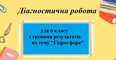Контрольна робота Географія 6 клас - зображення Skoln