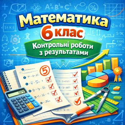 Контрольна робота Математика 6 клас - зображення Skoln