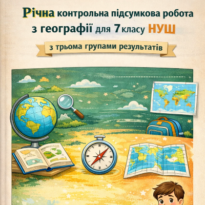 Контрольна робота Географія 7 клас - зображення Skoln