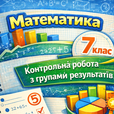 Контрольна робота Алгебра 7 клас - зображення Skoln