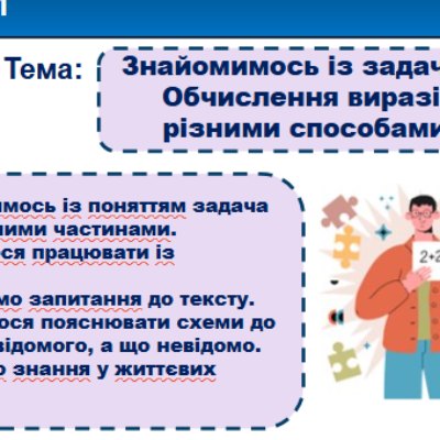 Презентація Математика 1 клас - зображення Skoln