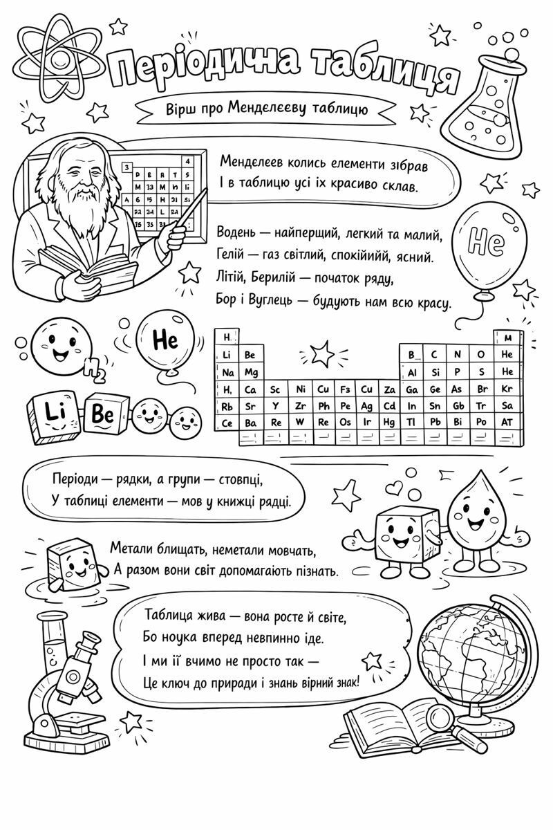 Методичні матеріали Хімія 7 клас - зображення Skoln