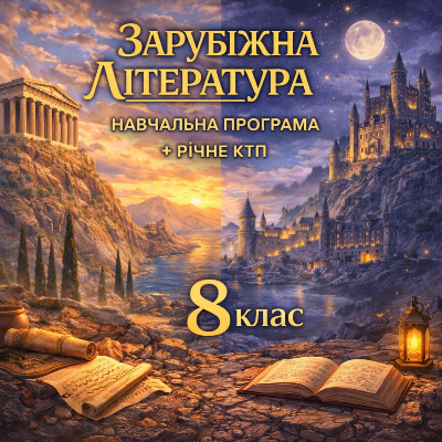 Комплект Зарубіжна література 8 клас - зображення Skoln