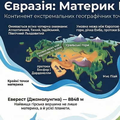 Комплект Географія 7 клас - зображення Skoln