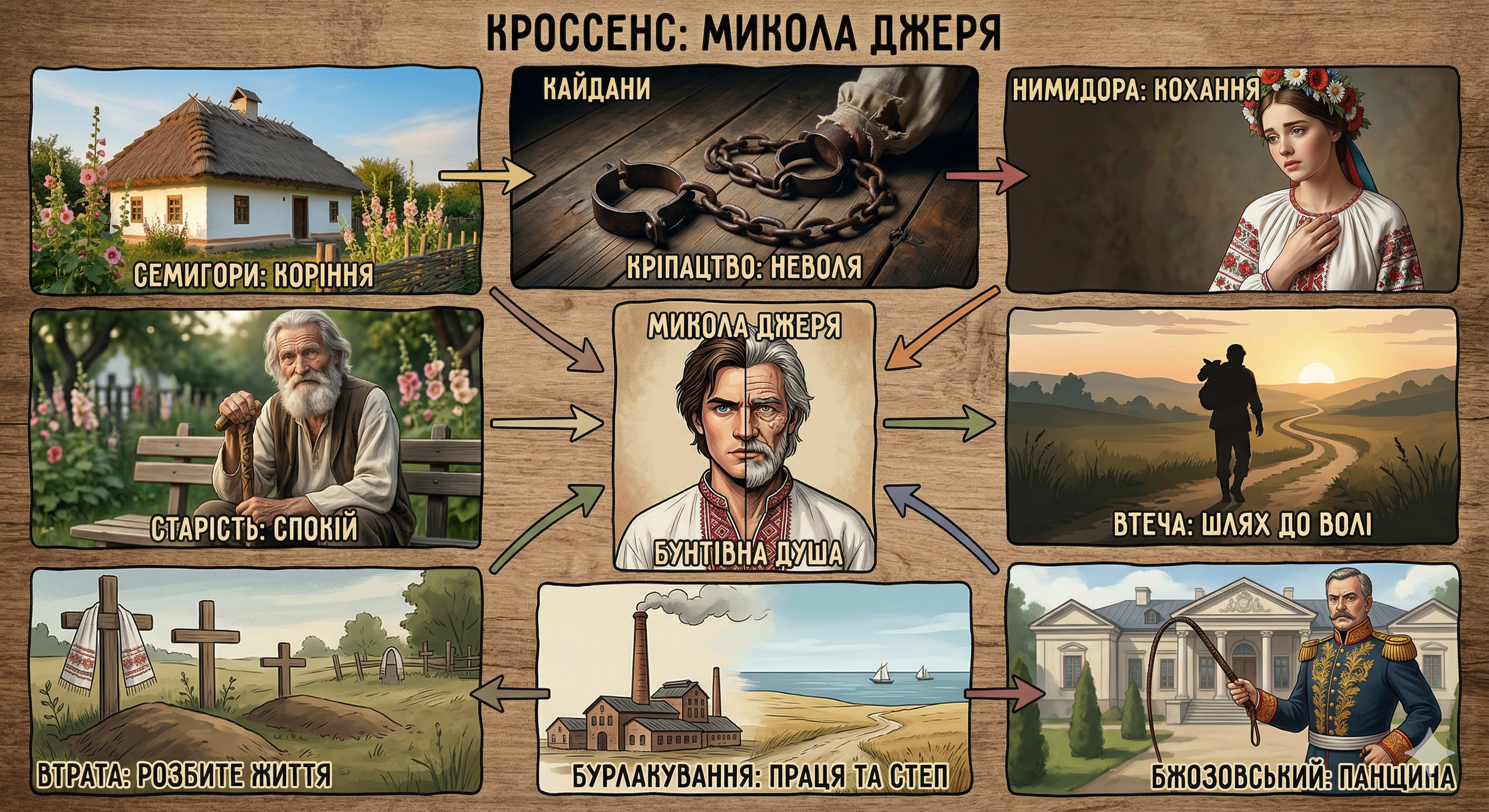 Матеріали до уроку Українська література 8 клас - зображення Skoln