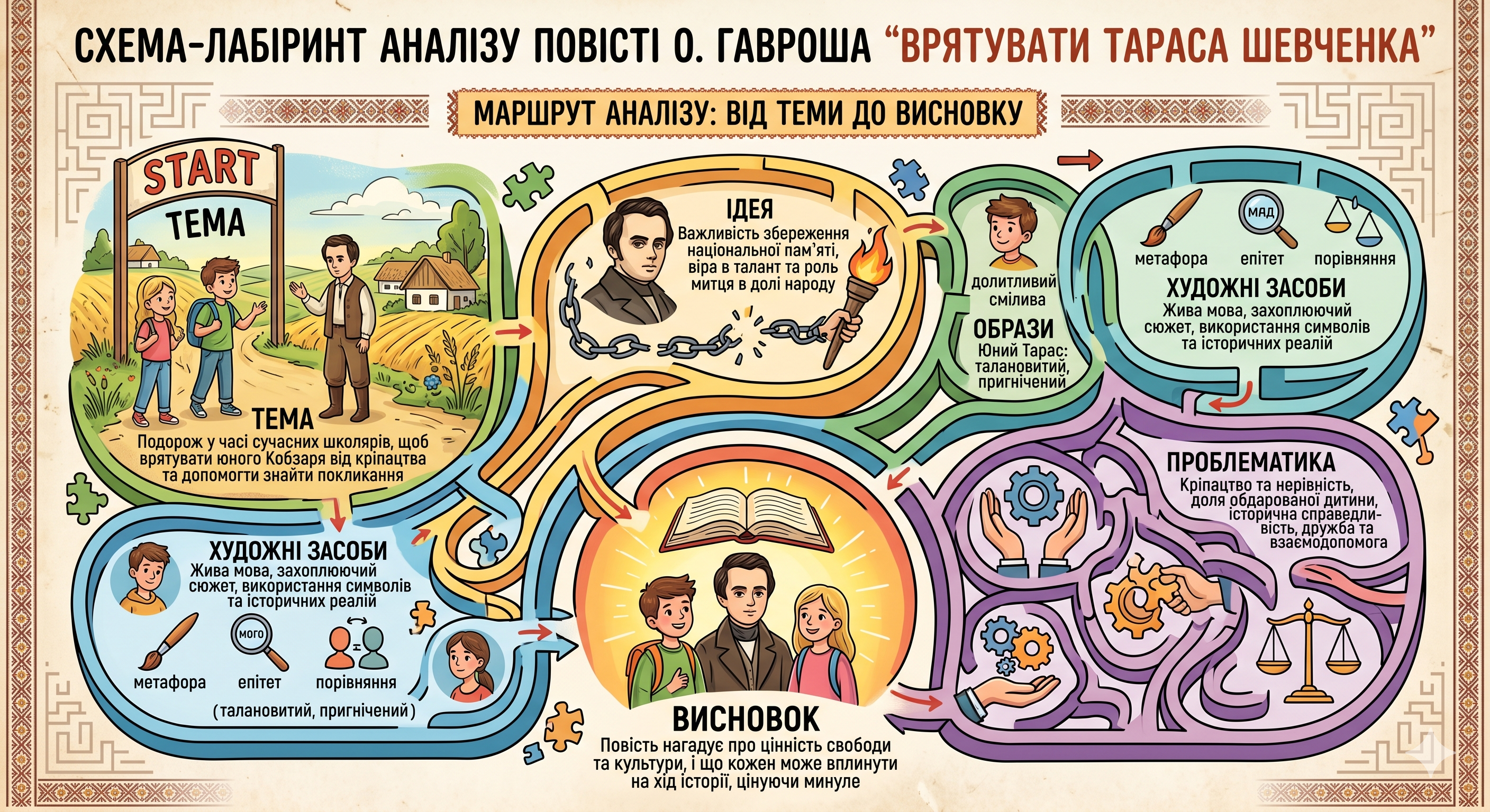 Матеріали до уроку Українська література 8 клас - зображення Skoln