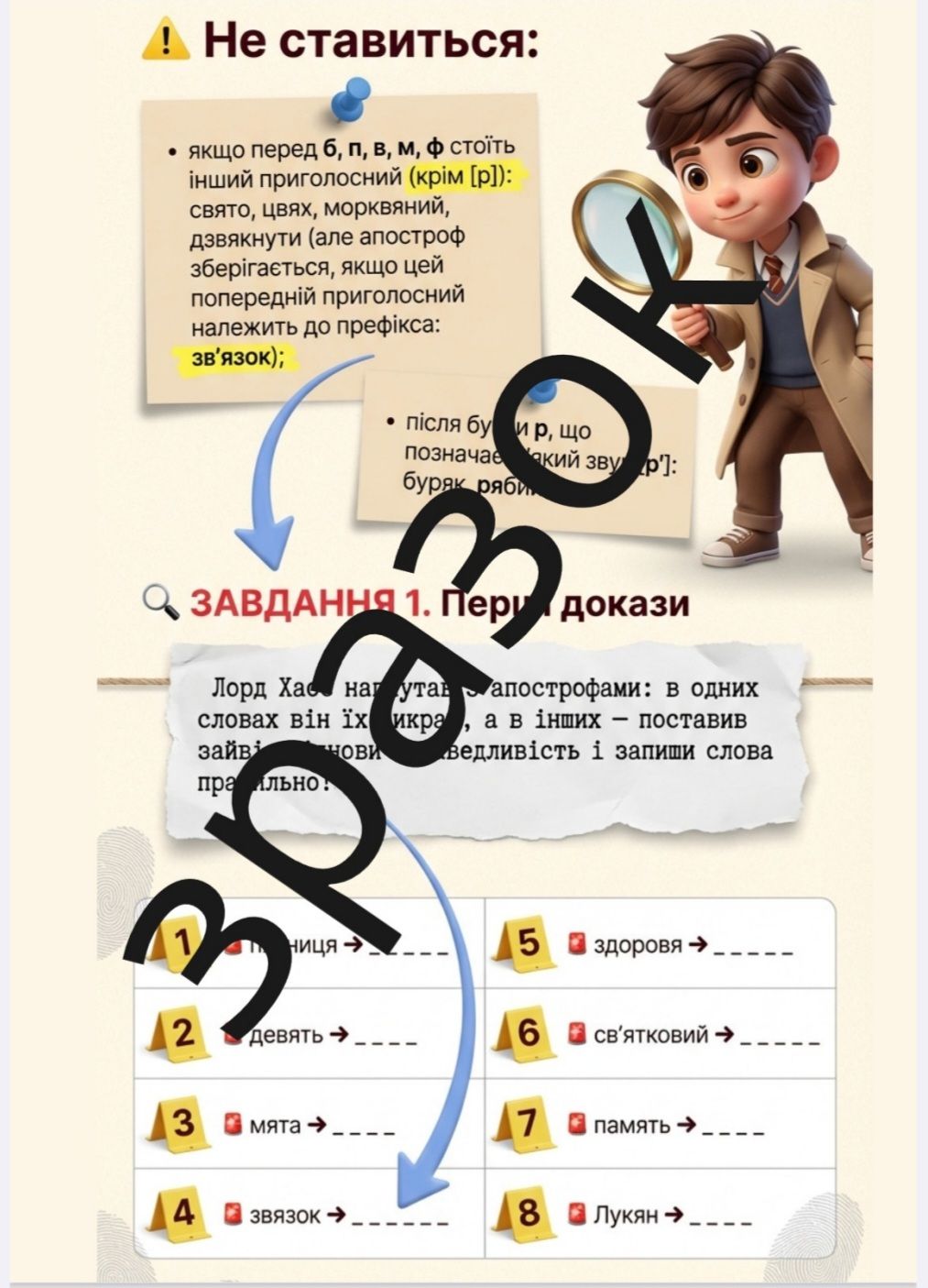Методичні матеріали Українська мова 5 клас, 6 клас - зображення Skoln