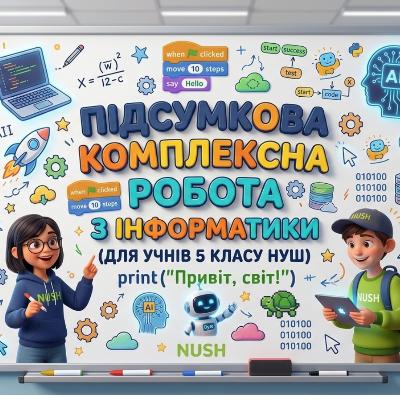 Контрольна робота Інформатика 5 клас - зображення Skoln