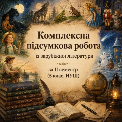 Контрольна робота Зарубіжна література 5 клас - зображення Skoln