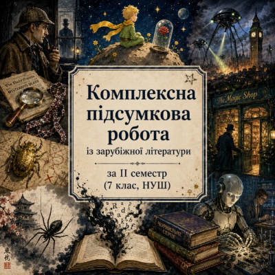Контрольна робота Зарубіжна література 7 клас - зображення Skoln