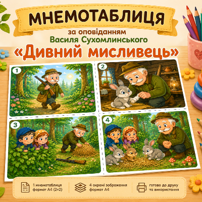 Матеріали для друку Українська література 1 клас, Дошкілля, Молодші класи - зображення Skoln