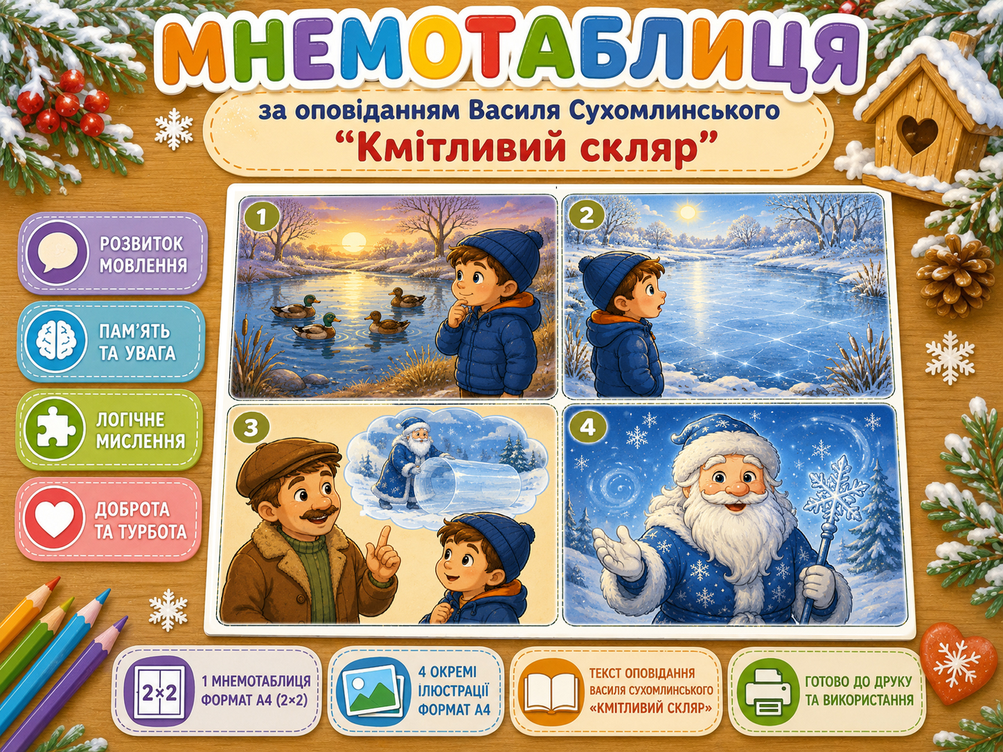 Матеріали для друку Українська література 1 клас, Дошкілля, Молодші класи - зображення Skoln