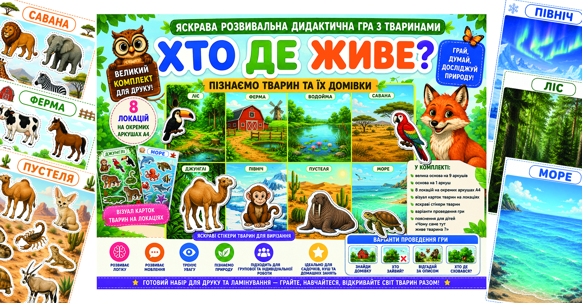 Матеріали для друку Я досліджую світ 1 клас, 2 клас, 3 клас, 4 клас, 5 клас, Дошкілля, Старші класи - зображення Skoln