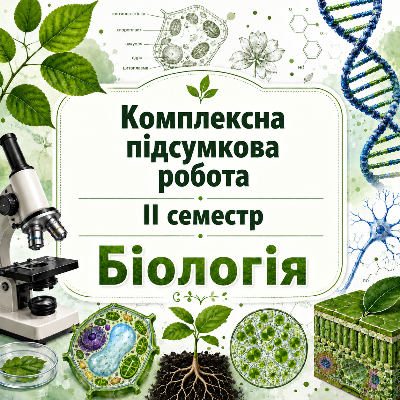 Контрольна робота Біологія 7 клас - зображення Skoln