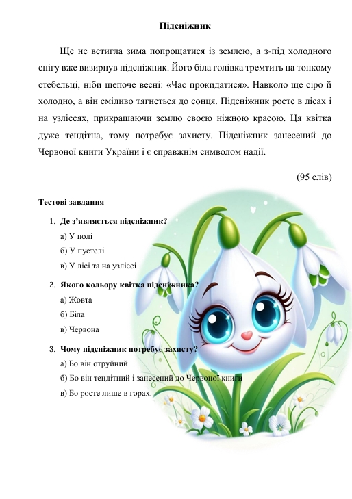 Методичні матеріали Читання 2 клас, 3 клас - зображення Skoln