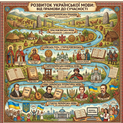 Комплект Українська мова 9 клас - зображення Skoln