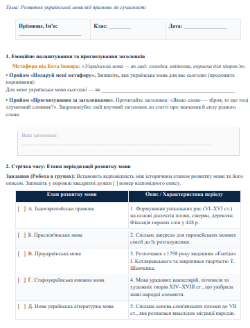 Комплект Українська мова 9 клас - зображення Skoln