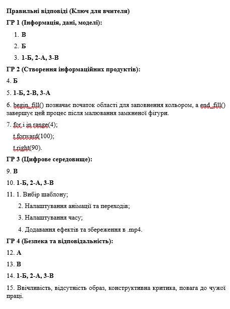 Контрольна робота Інформатика 7 клас - зображення Skoln