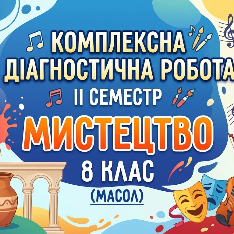 Контрольна робота Мистецтво 8 клас - зображення Skoln