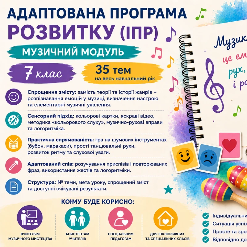 Робоча програма Мистецтво 7 клас - зображення Skoln