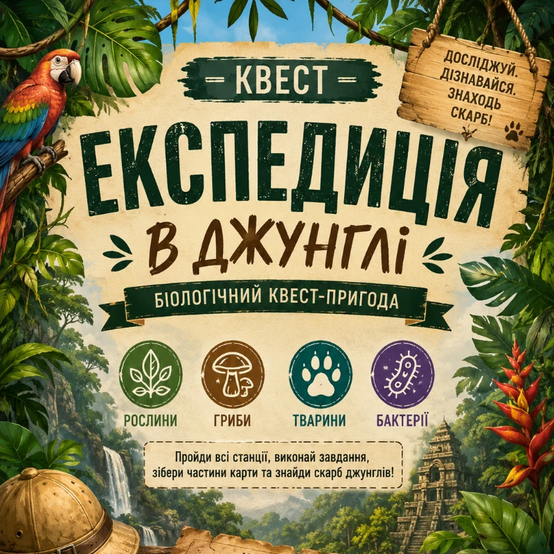 Методичні матеріали Біологія 5 клас, 6 клас, 7 клас, 8 клас, 9 клас - зображення Skoln