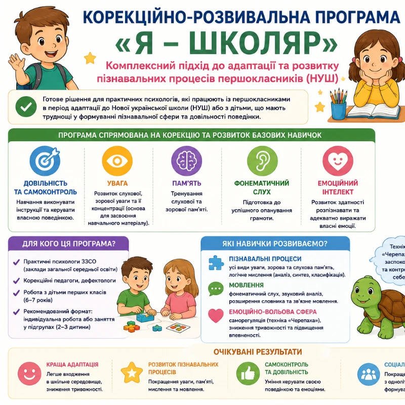 Робоча програма Психологія 1 клас - зображення Skoln