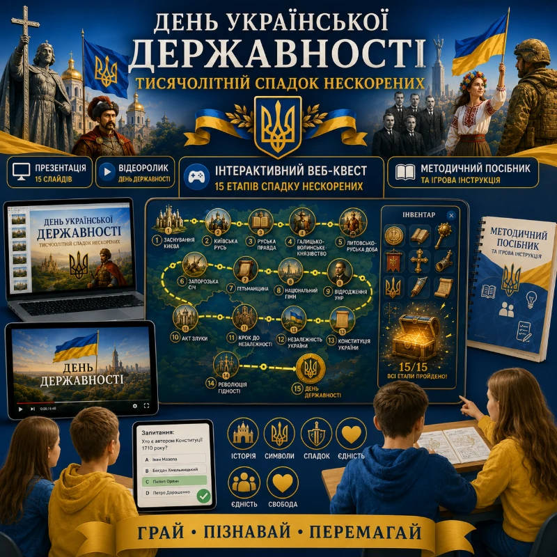 Комплект Виховна робота 5 клас, 6 клас, 7 клас, 8 клас, 9 клас, 10 клас, 11 клас, Старші класи - зображення Skoln