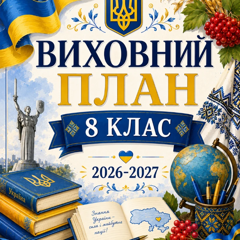Методичні матеріали Виховна робота 8 клас - зображення Skoln