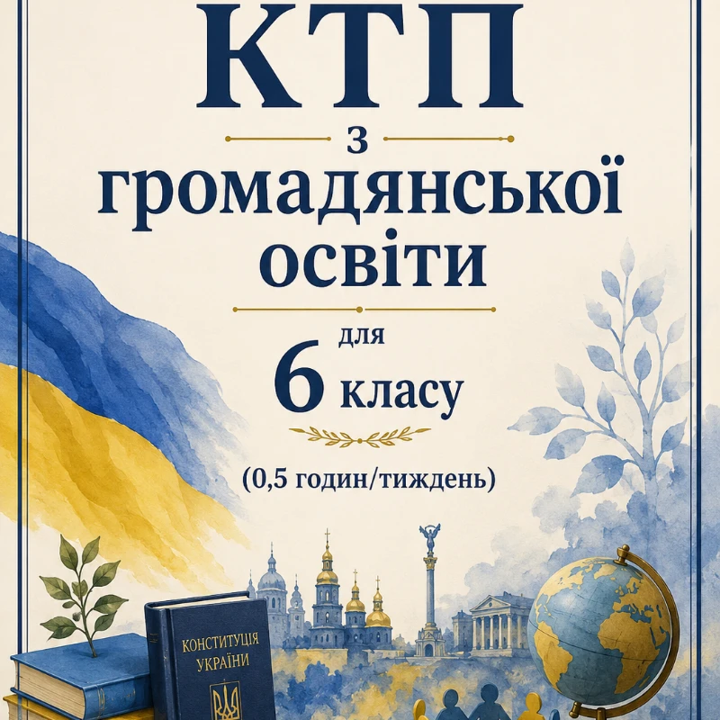 КТП Громадянська освіта 6 клас - зображення Skoln