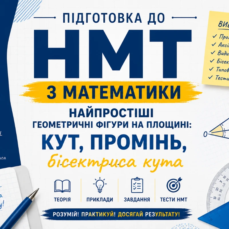 Методичні матеріали Геометрія 7 клас, 8 клас, 9 клас, 10 клас, 11 клас, Старші класи - зображення Skoln