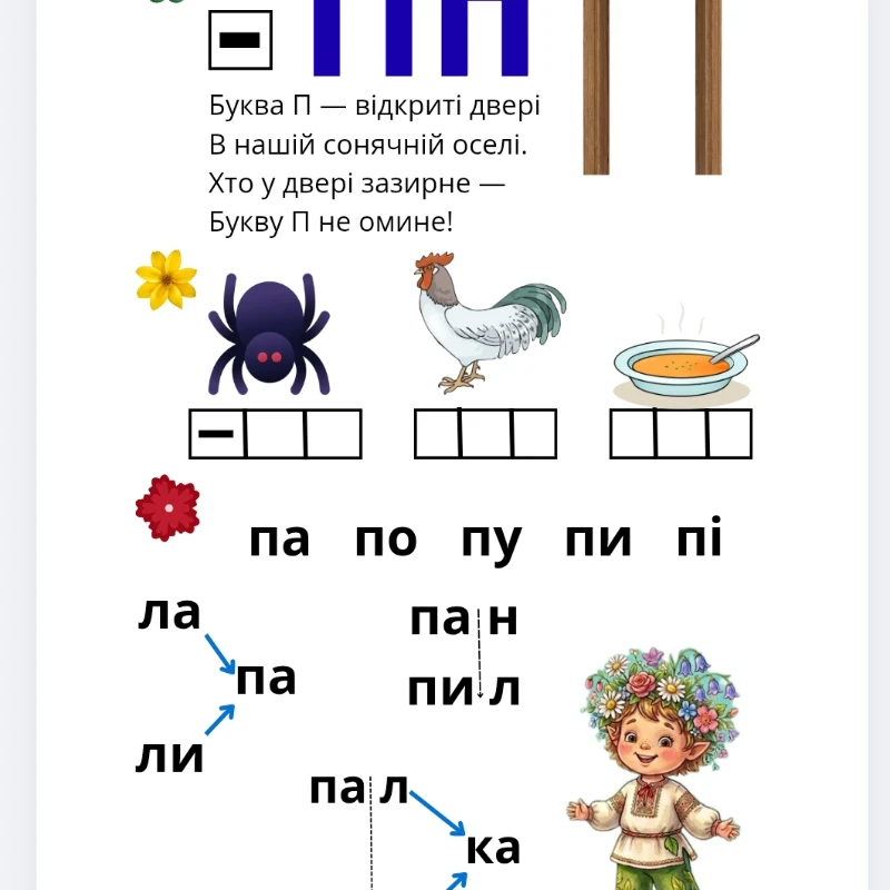 Матеріали для друку Логопедія 1 клас, Дошкілля - зображення Skoln