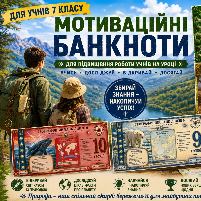 Дидактична гра Географія 7 клас - зображення Skoln