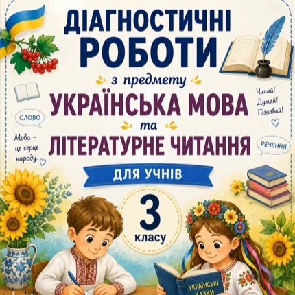 Контрольна робота Українська мова 3 клас - зображення Skoln