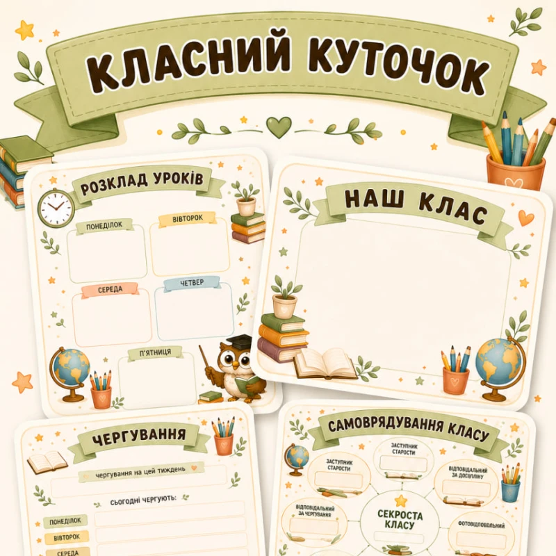 Матеріали для друку Виховна робота 1 клас, 2 клас, 3 клас, 4 клас, 5 клас - зображення Skoln