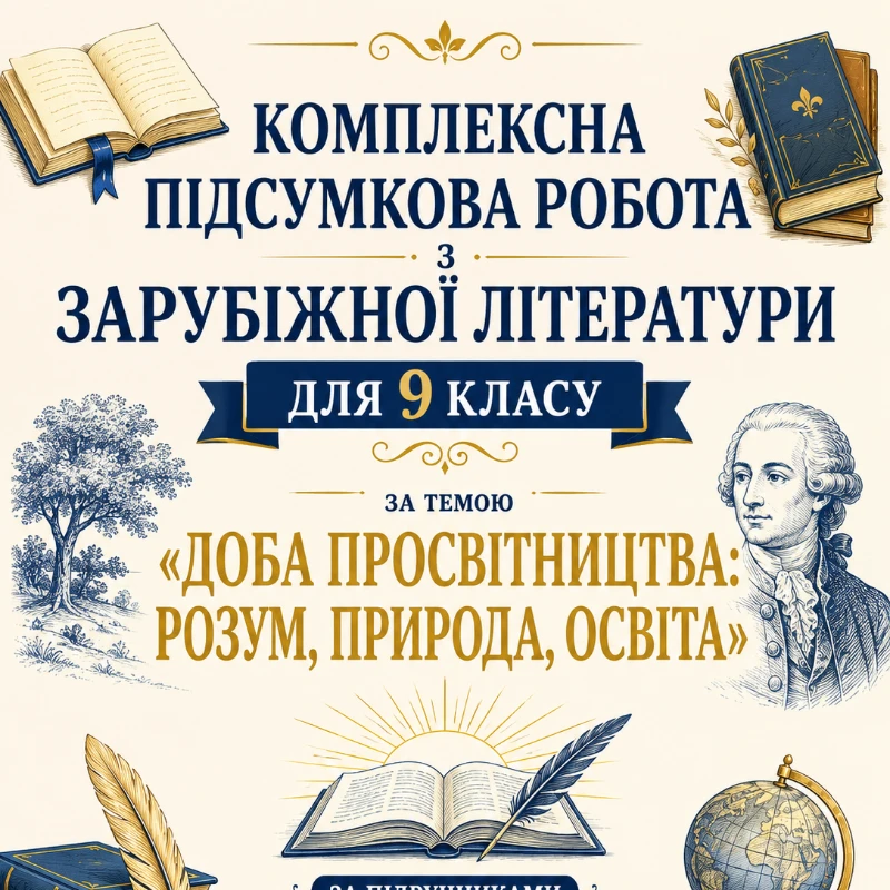 Контрольна робота Зарубіжна література 9 клас - зображення Skoln