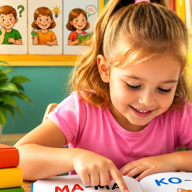 Презентація Читання 1 клас, Дошкілля - зображення Skoln