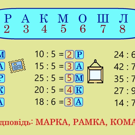 Презентація Математика 4 клас - зображення Skoln