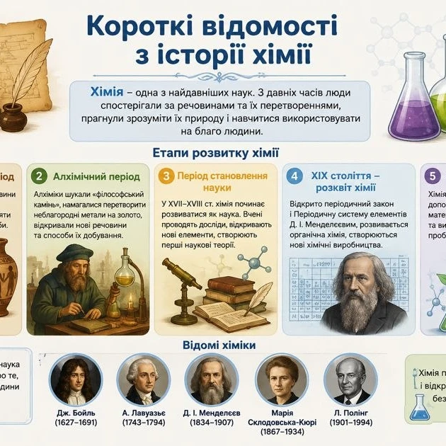 Конспект уроку Хімія 7 клас - зображення Skoln