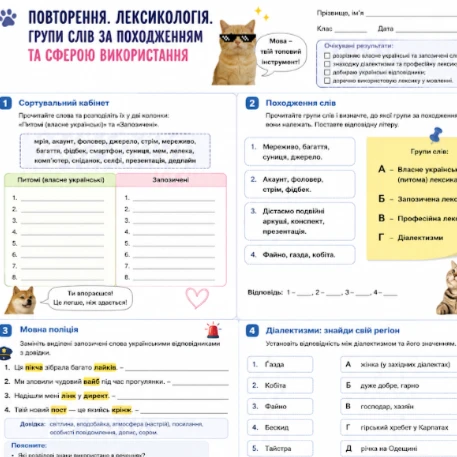 Комплект Українська мова 7 клас - зображення Skoln