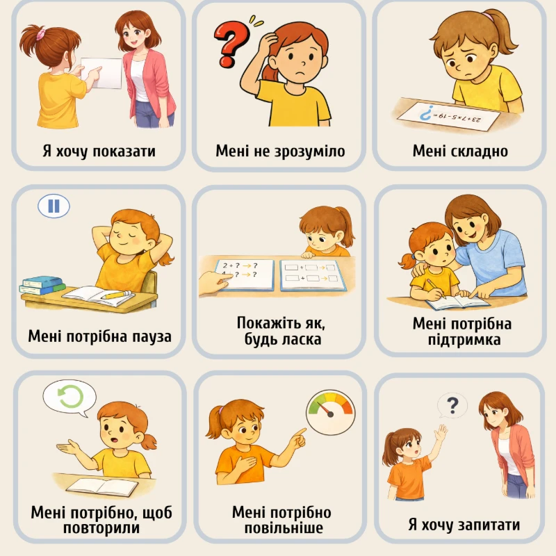 Матеріали для друку Інклюзія 1 клас, 2 клас, 3 клас, 4 клас, Молодші класи - зображення Skoln