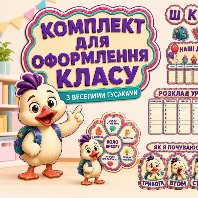 Комплект Всі предмети 1 клас, 2 клас, 3 клас, 4 клас, 5 клас, 6 клас, Дошкілля - зображення Skoln