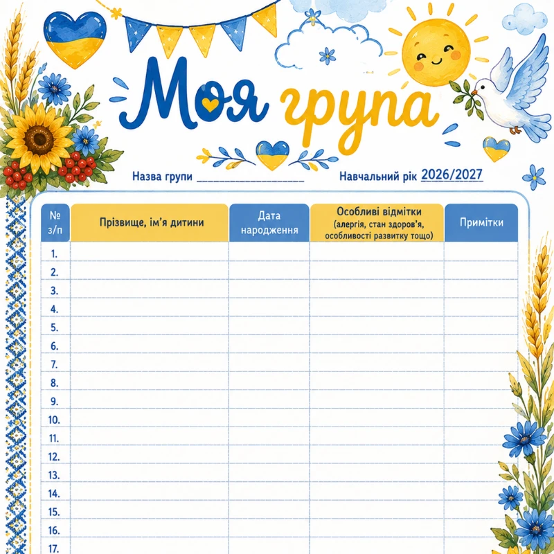 Ілюстрації Виховна робота Дошкілля - зображення Skoln