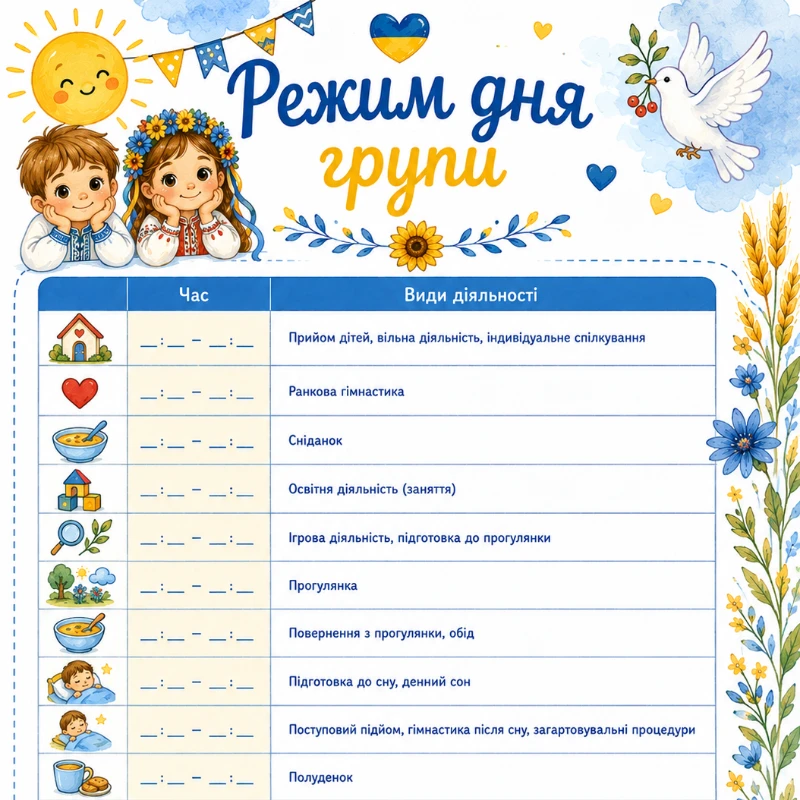 Ілюстрації Виховна робота Дошкілля - зображення Skoln