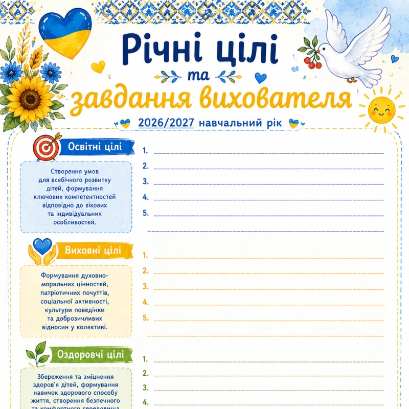 Ілюстрації Виховна робота Дошкілля - зображення Skoln
