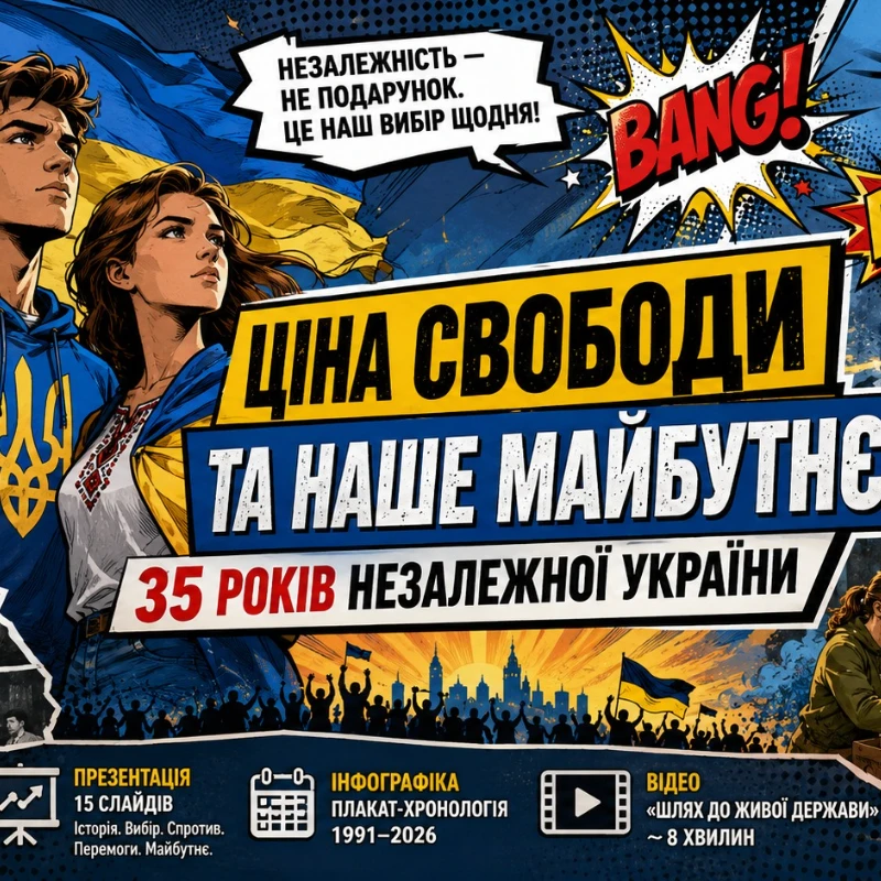 Комплект Виховна робота 1 клас, 2 клас, 3 клас, 4 клас, 5 клас, 6 клас, 7 клас, 8 клас, 9 клас, 10 клас, 11 клас, Всі класи, Молодші класи, Старші класи - зображення Skoln