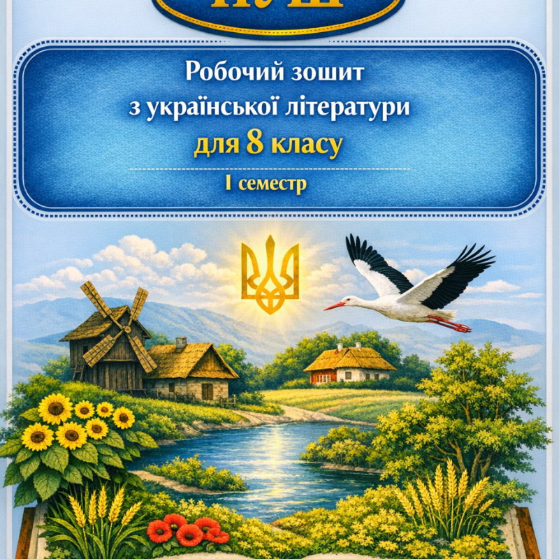 Робочий аркуш Українська література 8 клас - зображення Skoln