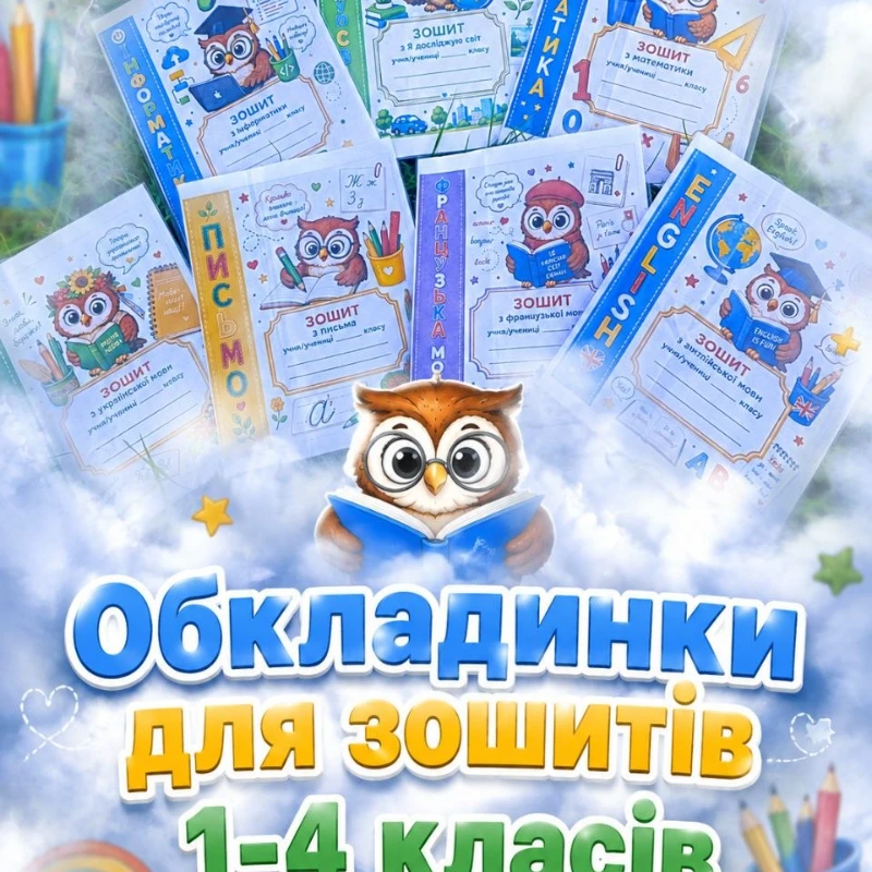 Комплект Всі предмети 1 клас, 2 клас, 3 клас, 4 клас - зображення Skoln